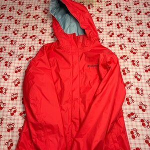 Columbia Kids Bright Red Raincoat